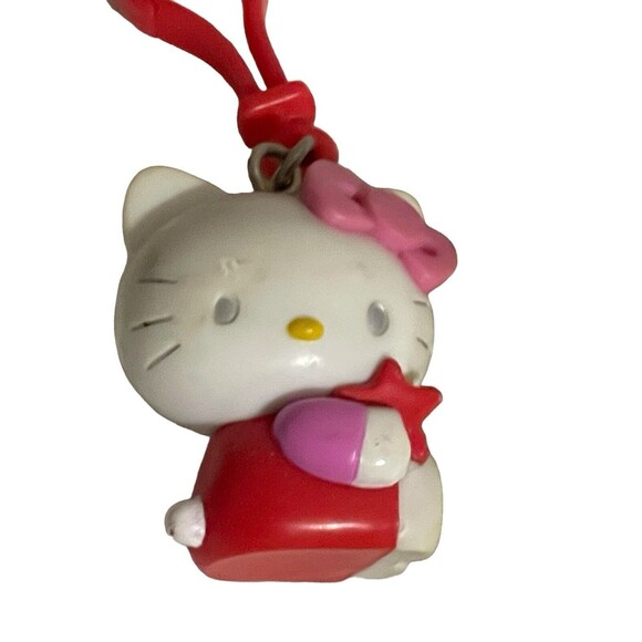 SANRIO 2008 HELLO KITTY PLASTIC CHARM PENDANT RED ULTRA RARE - Picture 4 of 11